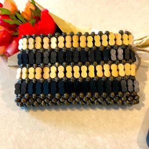 Fun small beaded wallet